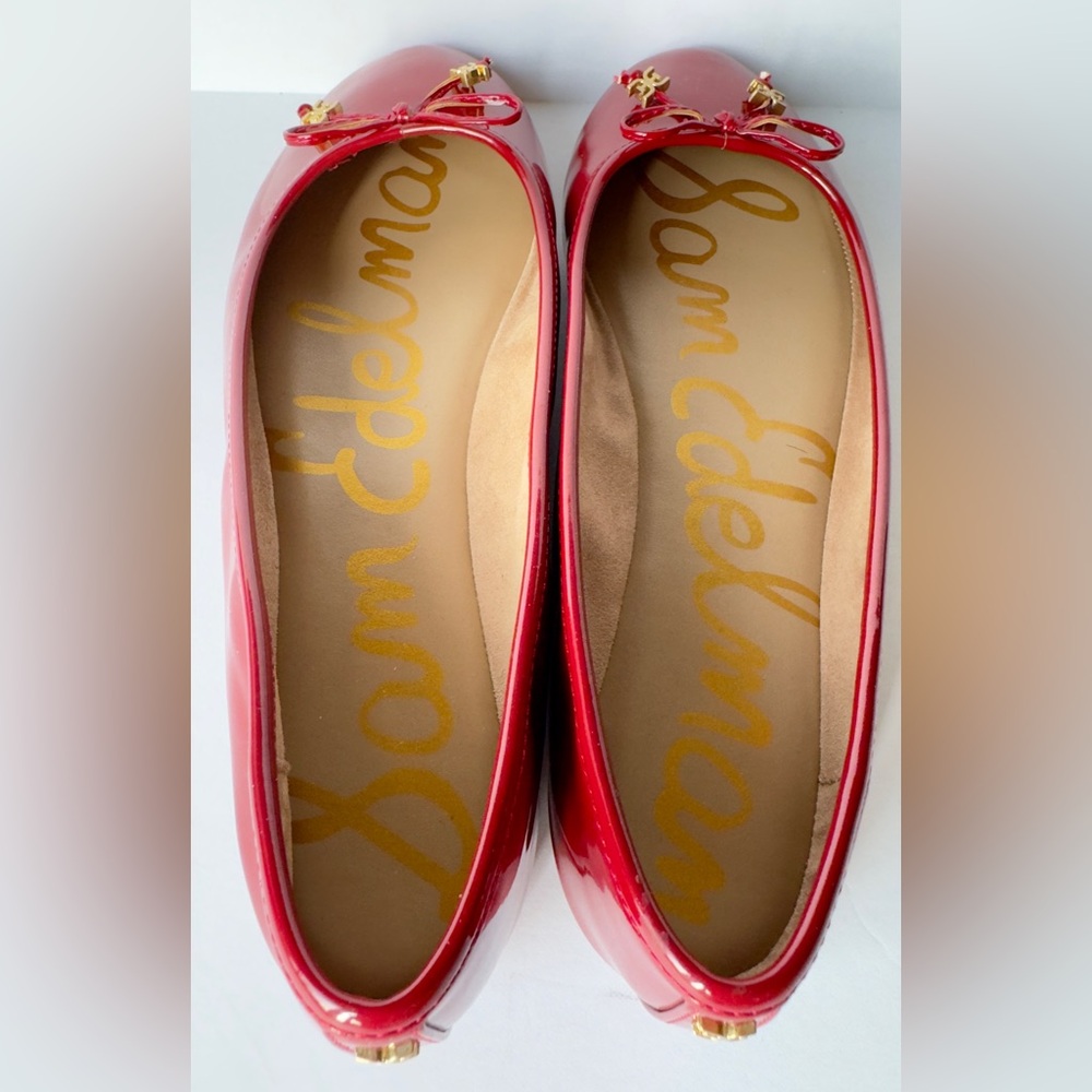 Sam Edelman Felicia Red Ballet Flats - Picture 6 of 11